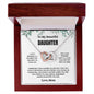 To My Daughter Interlocking Hearts Necklace | C30028T, C30028TG, lx-C30028, PB23-WOOD, PT-4382, TNM-1, USER-249647