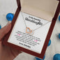 Granddaughter Interlocking Hearts Necklace - Grandpa's Gift | C30028T, C30028TG, lx-C30028, PB23-WOOD, PT-4382, TNM-1, USER-249647