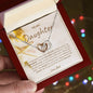 Daughter Interlocking Hearts Necklace | Sea Shells | C30028T, C30028TG, lx-C30028, PB23-WOOD, PT-4382, TNM-1, USER-249647