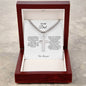 To Our Dad Artisan Cross Necklace | A1316T, C30184T, E070T, PB23-WOOD, PT-4407, TNM-1, USER-249647