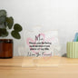 To My Mom Printed Acrylic Puzzle Plaque | G024, lx-G024, PT-4749, USER-249647