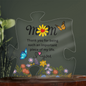 Mom Butterflies Printed Acrylic Puzzle Plaque