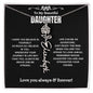 To My Daughter Personalized Flower Name Necklace | A1333T, A1333TG, E146T, E146TG, E147T, E147TG, E148T, E148TG, E149T, E149TG, E150T, E150TG, E151T, E151TG, E152T, E152TG, E153T, E153TG, E154T, E154TG, E155T, E155TG, E156T, E156TG, E157T, E157TG, PB23-WO