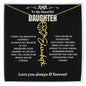 To My Daughter Personalized Flower Name Necklace | A1333T, A1333TG, E146T, E146TG, E147T, E147TG, E148T, E148TG, E149T, E149TG, E150T, E150TG, E151T, E151TG, E152T, E152TG, E153T, E153TG, E154T, E154TG, E155T, E155TG, E156T, E156TG, E157T, E157TG, PB23-WO