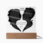 To My Soulmate Square Acrylic Plaque | G022, lx-G002, PT-4751, USER-249647, W002, W003