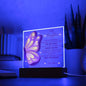 To My Daughter Butterfly Acrylic Plaque | G022, lx-G002, PT-4751, USER-249647, W002, W003