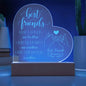 Best Friends Engraved Heart Acrylic Plaque | E027, lx-E002, PT-6843, USER-249647, W003, W005