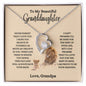 To My Beautiful Granddaughter Forever Love Necklace | C30025TG, C30025TR, lx-C30025, PB23-WOOD, PT-781, TNM-1, USER-249647
