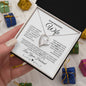 To My Beautiful Wife Forever Love Necklace | White