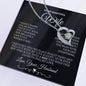 To My Beautiful Wife Forever Love Necklace | Black