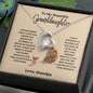 To My Beautiful Granddaughter Forever Love Necklace | C30025TG, C30025TR, lx-C30025, PB23-WOOD, PT-781, TNM-1, USER-249647