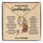 To My Beautiful Granddaughter Forever Love Necklace | C30025TG, C30025TR, lx-C30025, PB23-WOOD, PT-781, TNM-1, USER-249647