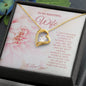 To My Beautiful Wife Forever Love Necklace | C30025TG, C30025TR, lx-C30025, PB23-WOOD, PT-781, TNM-1, USER-249647