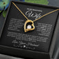 To My Beautiful Wife Forever Love Necklace | Black