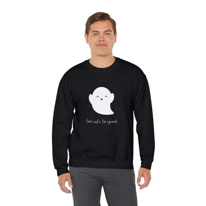 Too Cute To Spook Unisex Crewneck Sweatshirt | Crew neck, DTG, Men's Clothing, Regular fit, Sweatshirts, Unisex, Valentine's Day Picks, Women's Clothing