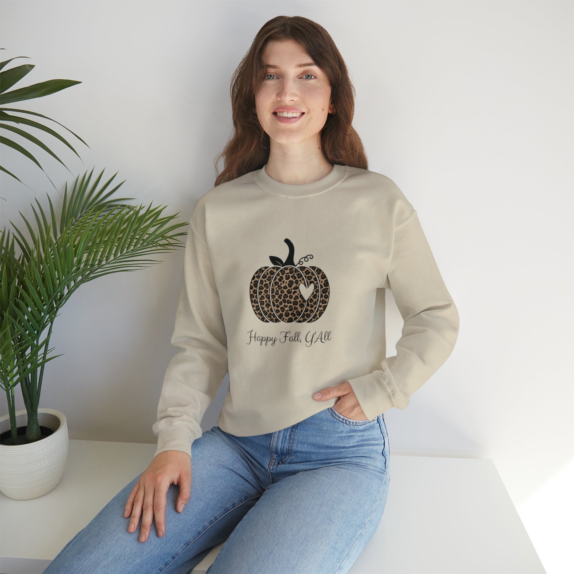 Happy Fall Y'all Unisex Crewneck Sweatshirt | Crew neck, DTG, Men's Clothing, Regular fit, Sweatshirts, Unisex, Valentine's Day Picks, Women's Clothing