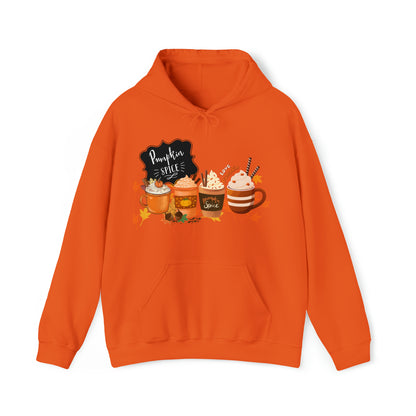 Pumpkin Spice Hooded Unisex Hooded Sweatshirt | DTG, Hoodies, Men's Clothing, Regular fit, Unisex, Women's Clothing