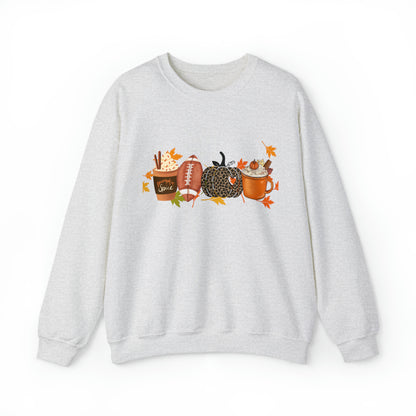 Fall Football Pumpkin Unisex Crewneck Sweatshirt | Crew neck, DTG, Men's Clothing, Regular fit, Sweatshirts, Unisex, Valentine's Day Picks, Women's Clothing