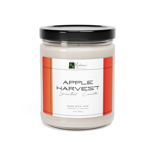 Scented Soy Candle, 9oz | Apple Harvest | Cinnamon Vanilla | Clean Cotton | Sea Salt + Orchid | White Sage + Lavender | Assembled in the USA, Assembled in USA, Bio, Decor, Eco-friendly, Holiday Picks, Home & Living, Home Decor, Made in the USA, Made in US