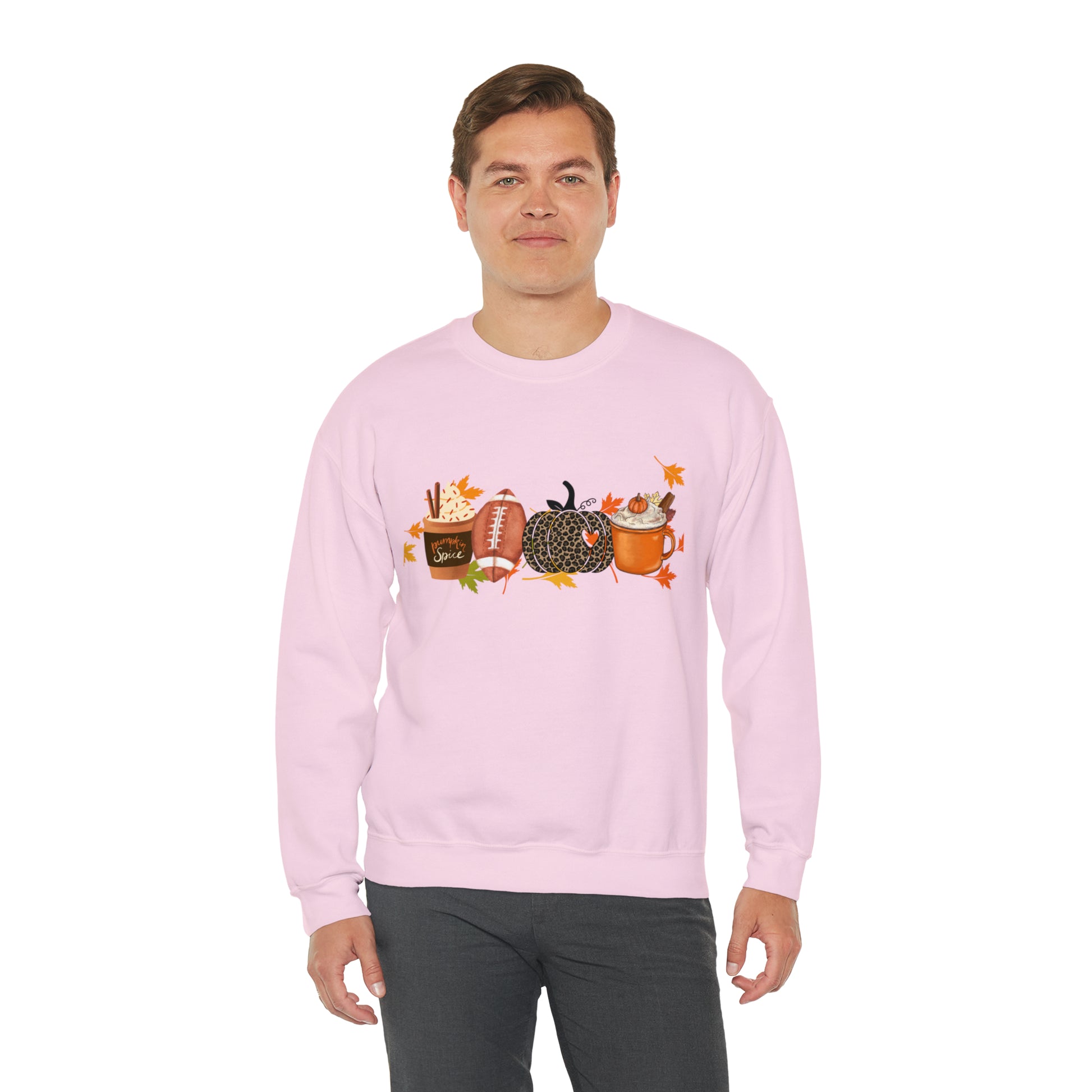 Fall Football Pumpkin Unisex Crewneck Sweatshirt | Crew neck, DTG, Men's Clothing, Regular fit, Sweatshirts, Unisex, Valentine's Day Picks, Women's Clothing