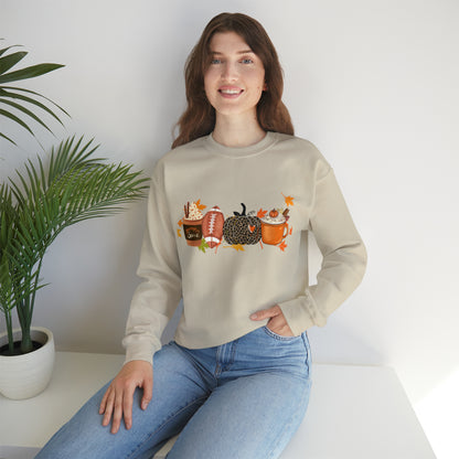 Fall Football Pumpkin Unisex Crewneck Sweatshirt | Crew neck, DTG, Men's Clothing, Regular fit, Sweatshirts, Unisex, Valentine's Day Picks, Women's Clothing