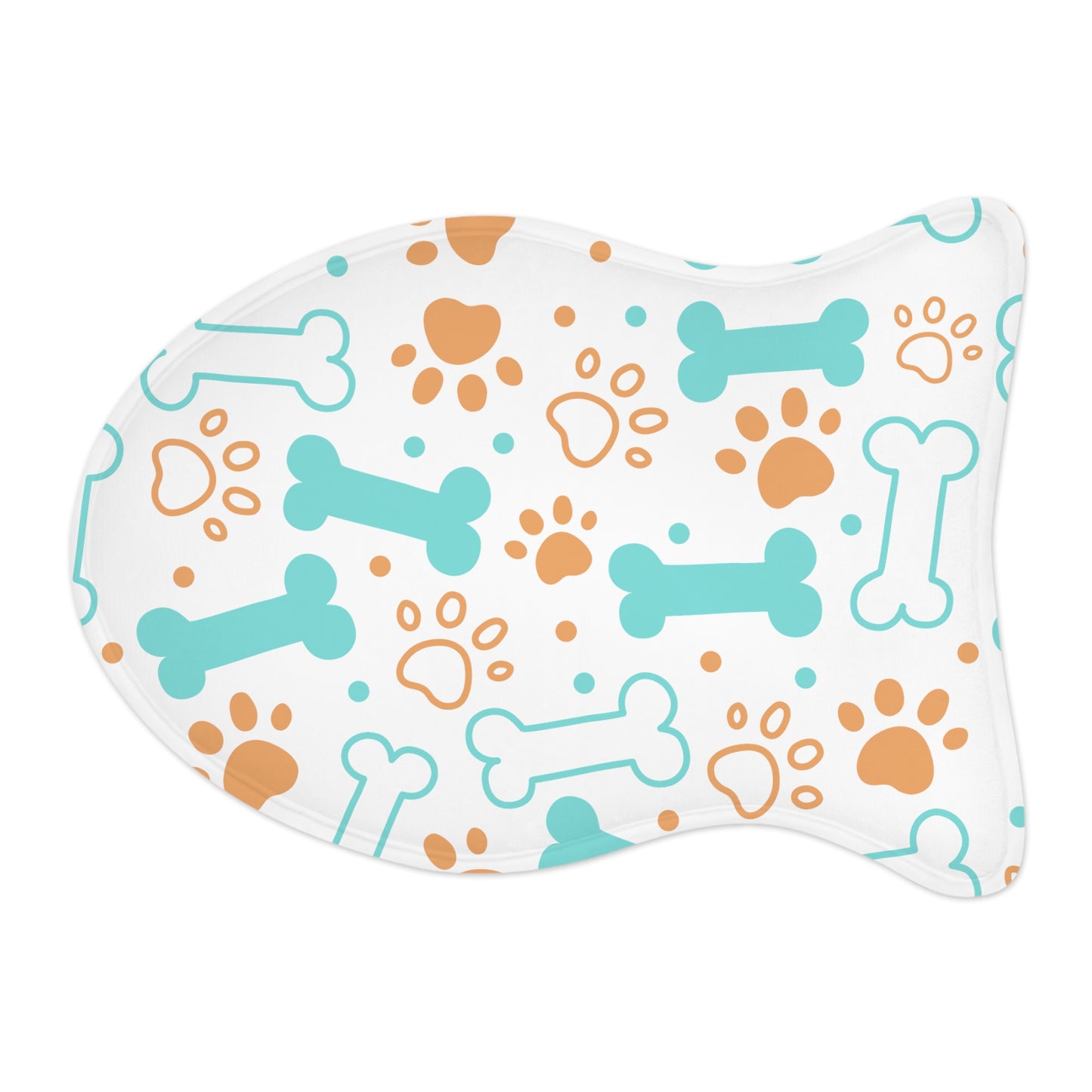 Pet Feeding Mats Paw Dog Bone Design | Accessories, Cat, Cats, dog, Dogs, Indoor, Pet, Pets, Sublimation