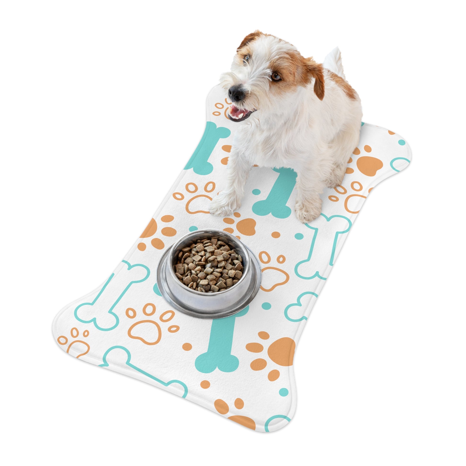 Pet Feeding Mats Paw Dog Bone Design | Accessories, Cat, Cats, dog, Dogs, Indoor, Pet, Pets, Sublimation