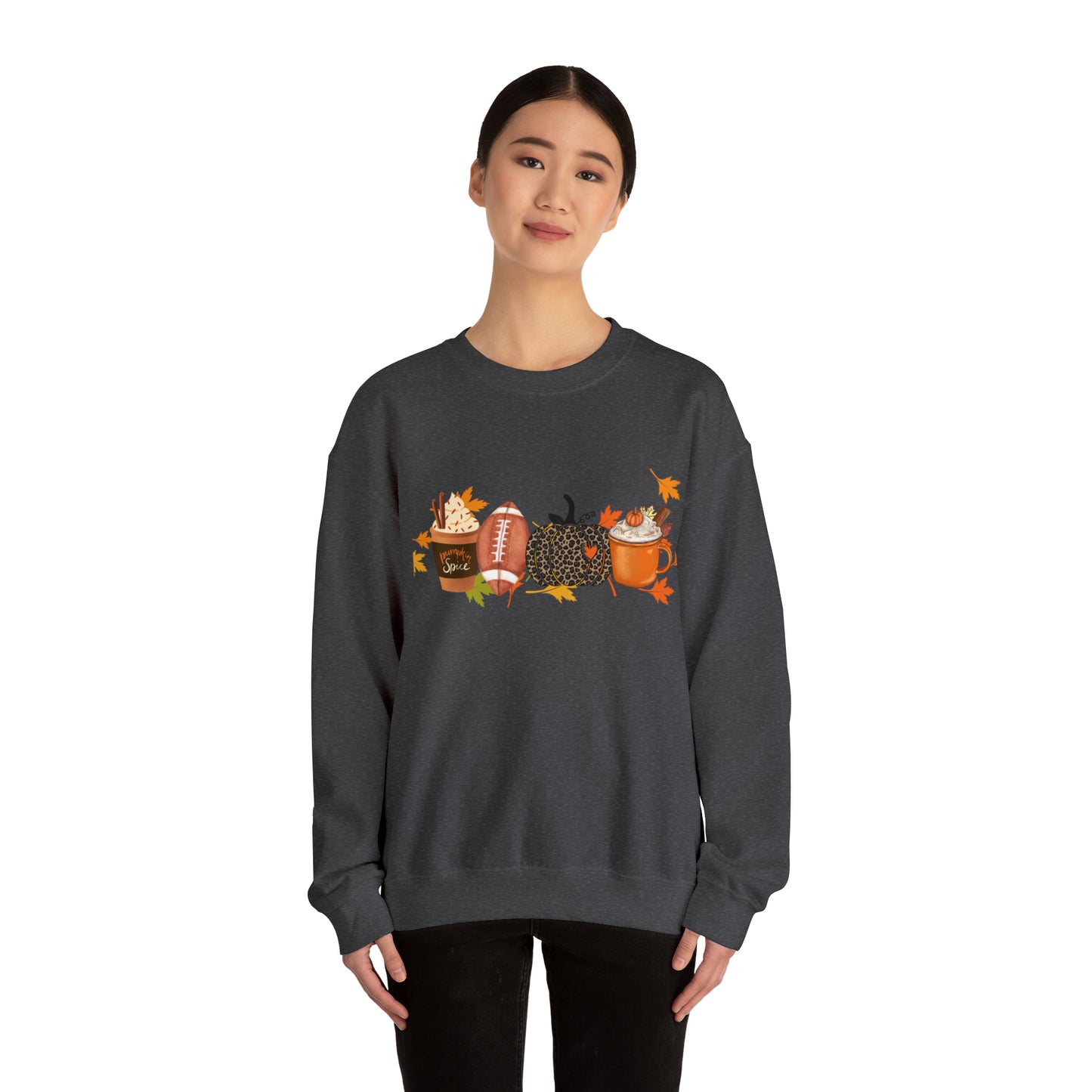 Fall Football Pumpkin Unisex Crewneck Sweatshirt | Crew neck, DTG, Men's Clothing, Regular fit, Sweatshirts, Unisex, Valentine's Day Picks, Women's Clothing