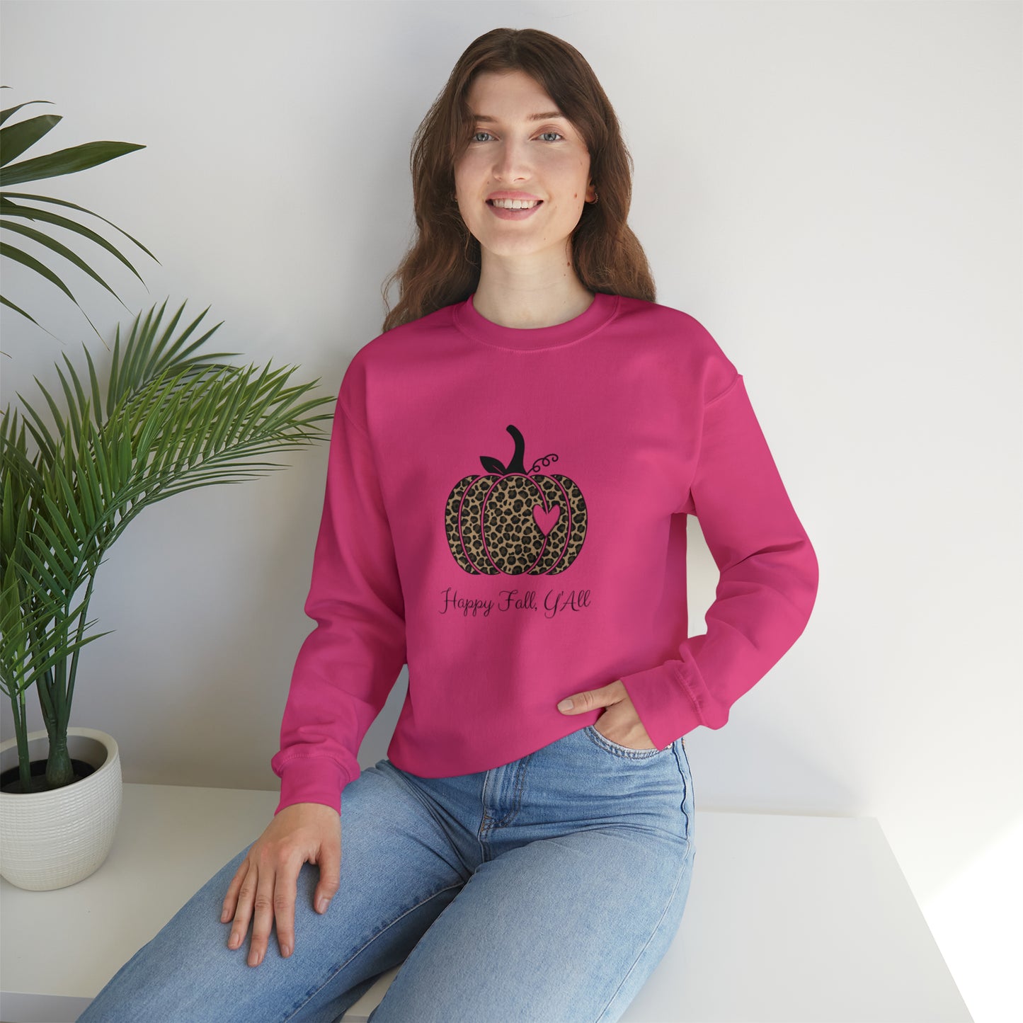 Happy Fall Y'all Unisex Crewneck Sweatshirt | Crew neck, DTG, Men's Clothing, Regular fit, Sweatshirts, Unisex, Valentine's Day Picks, Women's Clothing