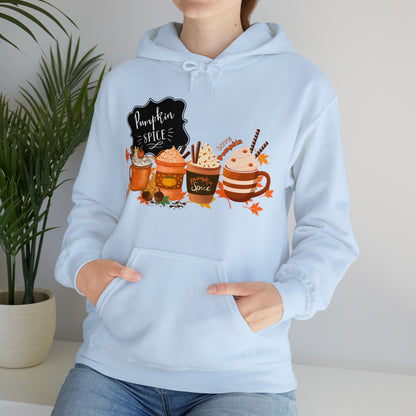 Pumpkin Spice Hooded Unisex Hooded Sweatshirt | DTG, Hoodies, Men's Clothing, Regular fit, Unisex, Women's Clothing