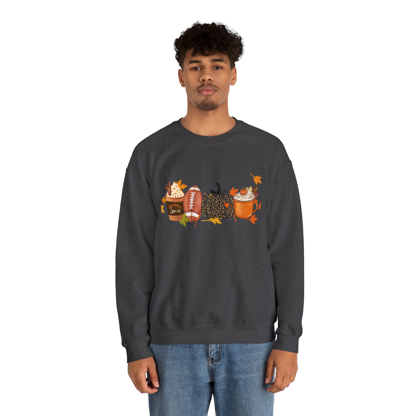 Fall Football Pumpkin Unisex Crewneck Sweatshirt | Crew neck, DTG, Men's Clothing, Regular fit, Sweatshirts, Unisex, Valentine's Day Picks, Women's Clothing