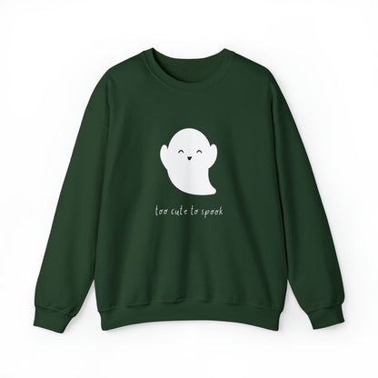 Too Cute To Spook Unisex Crewneck Sweatshirt | Crew neck, DTG, Men's Clothing, Regular fit, Sweatshirts, Unisex, Valentine's Day Picks, Women's Clothing