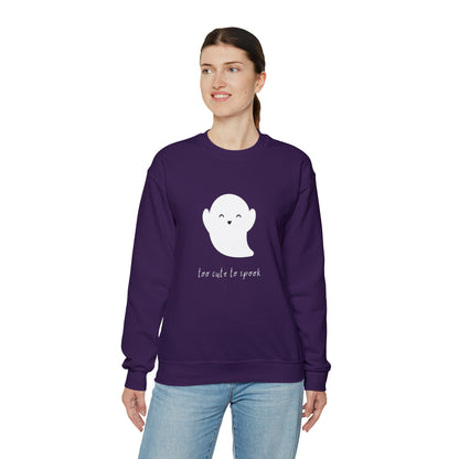 Too Cute To Spook Unisex Crewneck Sweatshirt | Crew neck, DTG, Men's Clothing, Regular fit, Sweatshirts, Unisex, Valentine's Day Picks, Women's Clothing