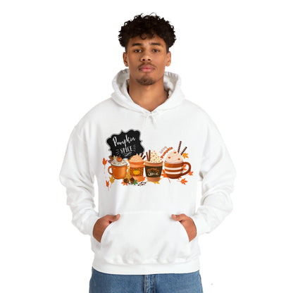 Pumpkin Spice Hooded Unisex Hooded Sweatshirt | DTG, Hoodies, Men's Clothing, Regular fit, Unisex, Women's Clothing