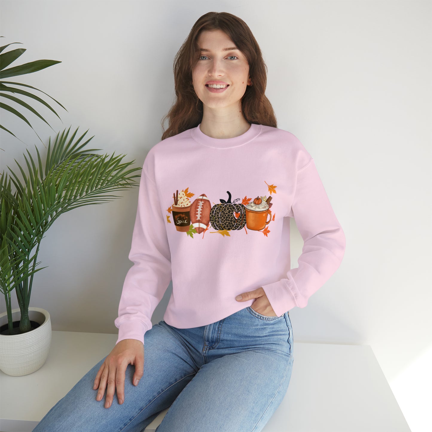 Fall Football Pumpkin Unisex Crewneck Sweatshirt | Crew neck, DTG, Men's Clothing, Regular fit, Sweatshirts, Unisex, Valentine's Day Picks, Women's Clothing