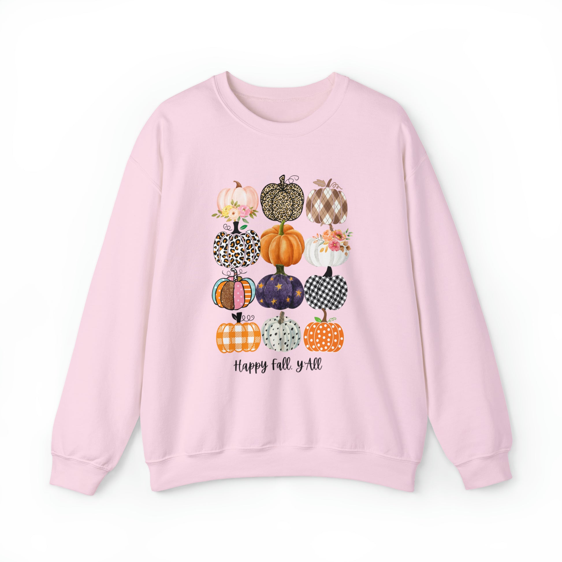 Happy Fall Y'all Pumpkins Unisex Crewneck Sweatshirt | Crew neck, DTG, Men's Clothing, Regular fit, Sweatshirts, Unisex, Valentine's Day Picks, Women's Clothing