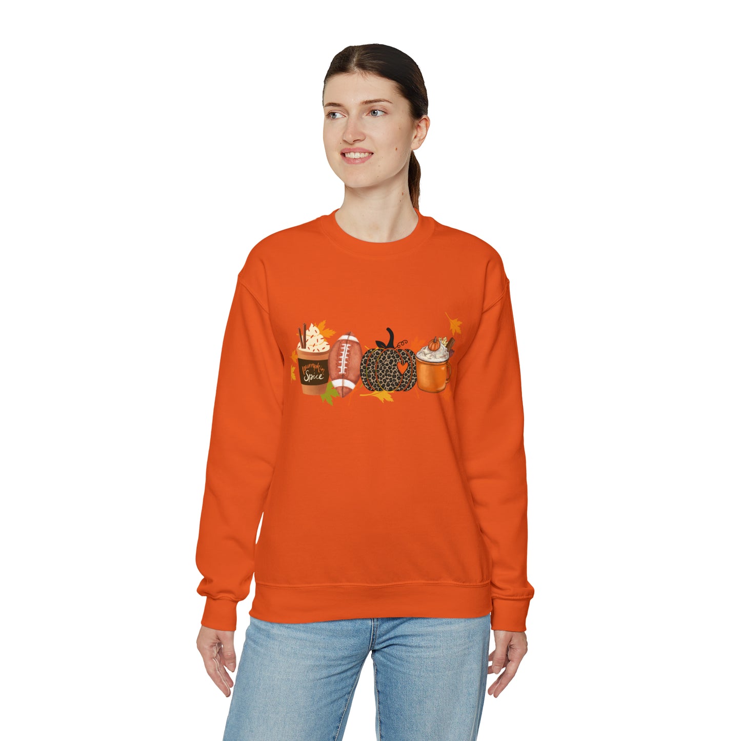 Fall Football Pumpkin Unisex Crewneck Sweatshirt | Crew neck, DTG, Men's Clothing, Regular fit, Sweatshirts, Unisex, Valentine's Day Picks, Women's Clothing