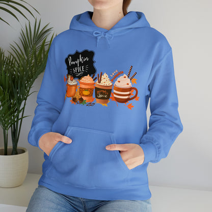 Pumpkin Spice Hooded Unisex Hooded Sweatshirt | DTG, Hoodies, Men's Clothing, Regular fit, Unisex, Women's Clothing