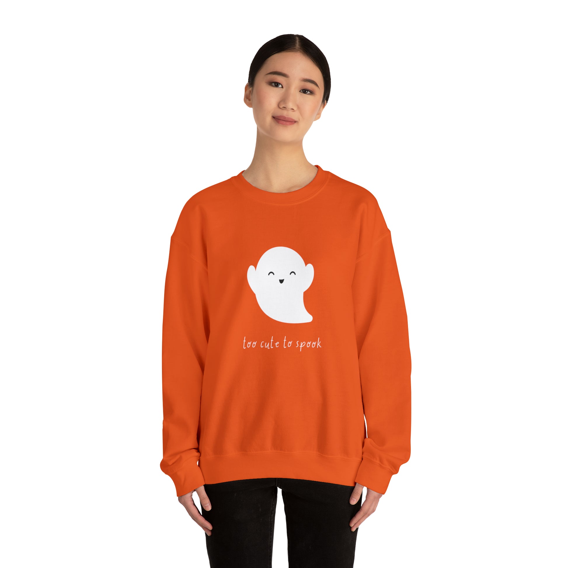 Too Cute To Spook Unisex Crewneck Sweatshirt | Crew neck, DTG, Men's Clothing, Regular fit, Sweatshirts, Unisex, Valentine's Day Picks, Women's Clothing