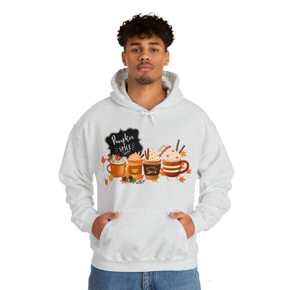 Pumpkin Spice Hooded Unisex Hooded Sweatshirt | DTG, Hoodies, Men's Clothing, Regular fit, Unisex, Women's Clothing