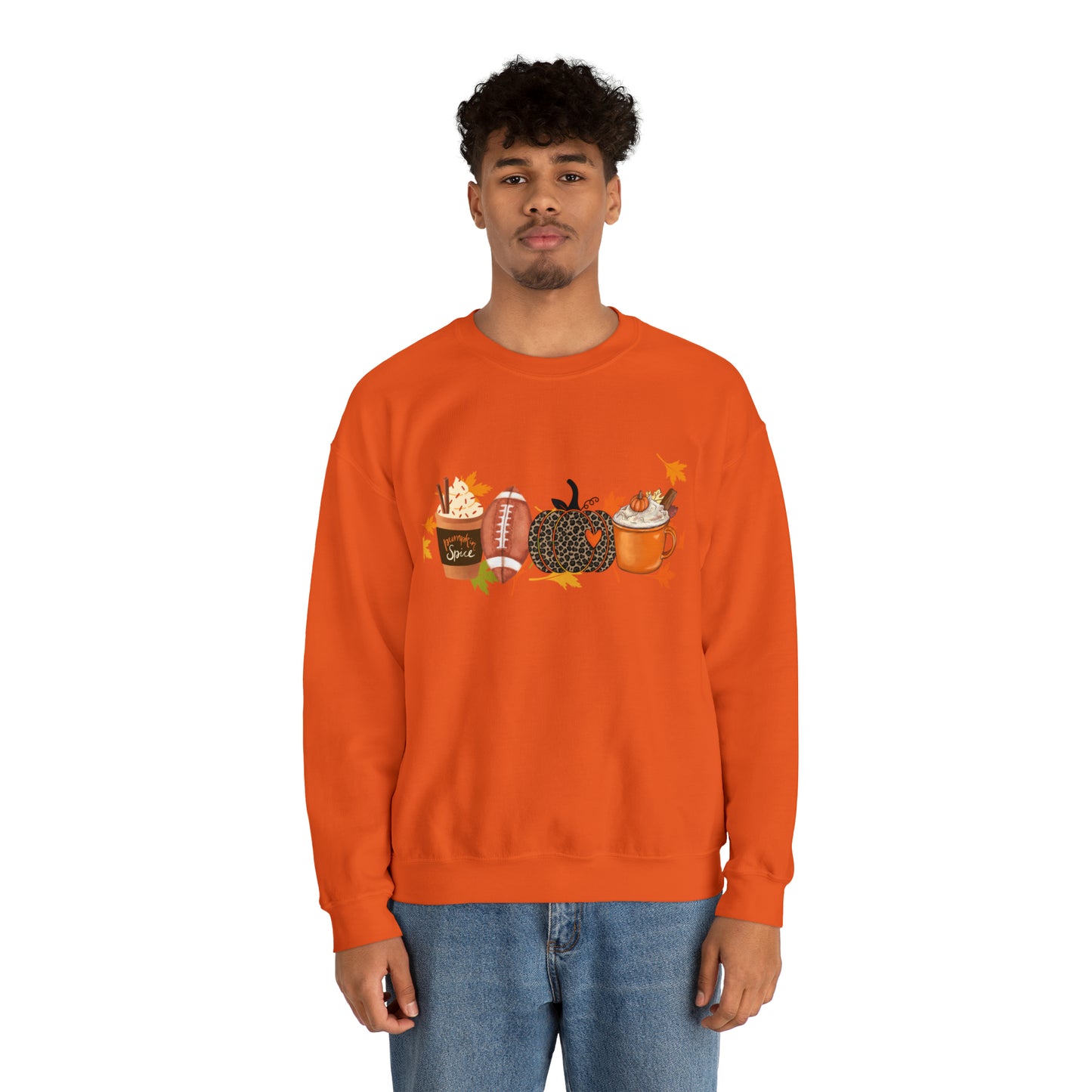 Fall Football Pumpkin Unisex Crewneck Sweatshirt | Crew neck, DTG, Men's Clothing, Regular fit, Sweatshirts, Unisex, Valentine's Day Picks, Women's Clothing