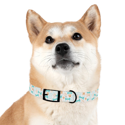 Dog Collar Paw Dog Bone Design | Accessories, Dogs, Pets, Walk