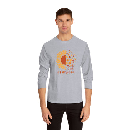 Fall Vibes Long Sleeve Unisex Classic Long Sleeve T-Shirt | Cotton, DTG, Long Sleeves, Men's Clothing, Unisex, Women's Clothing