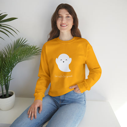 Too Cute To Spook Unisex Crewneck Sweatshirt | Crew neck, DTG, Men's Clothing, Regular fit, Sweatshirts, Unisex, Valentine's Day Picks, Women's Clothing