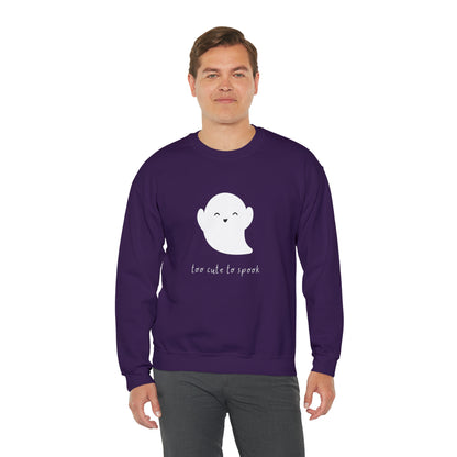 Too Cute To Spook Unisex Crewneck Sweatshirt | Crew neck, DTG, Men's Clothing, Regular fit, Sweatshirts, Unisex, Valentine's Day Picks, Women's Clothing