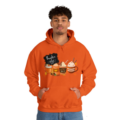 Pumpkin Spice Hooded Unisex Hooded Sweatshirt | DTG, Hoodies, Men's Clothing, Regular fit, Unisex, Women's Clothing