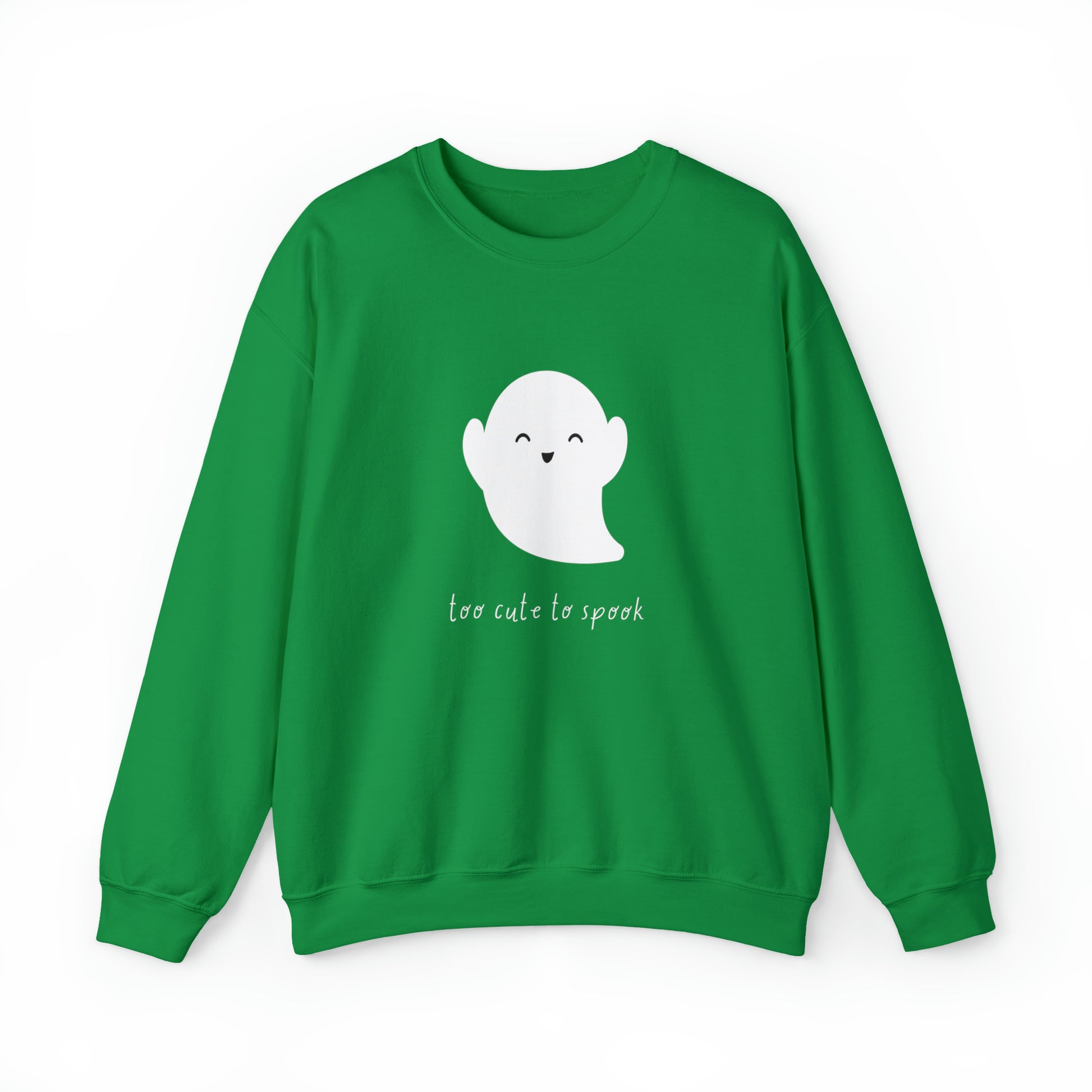 Too Cute To Spook Unisex Crewneck Sweatshirt | Crew neck, DTG, Men's Clothing, Regular fit, Sweatshirts, Unisex, Valentine's Day Picks, Women's Clothing