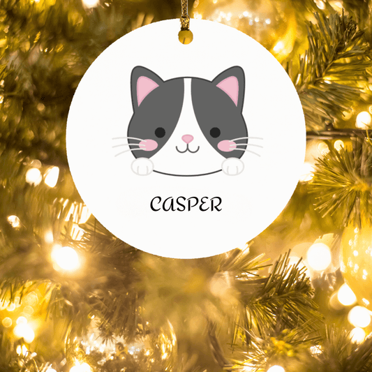 Personalized Cat's Name Ornament