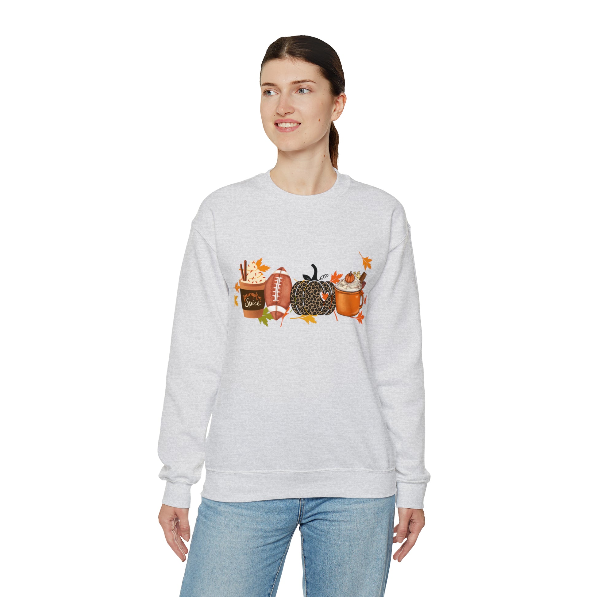 Fall Football Pumpkin Unisex Crewneck Sweatshirt | Crew neck, DTG, Men's Clothing, Regular fit, Sweatshirts, Unisex, Valentine's Day Picks, Women's Clothing