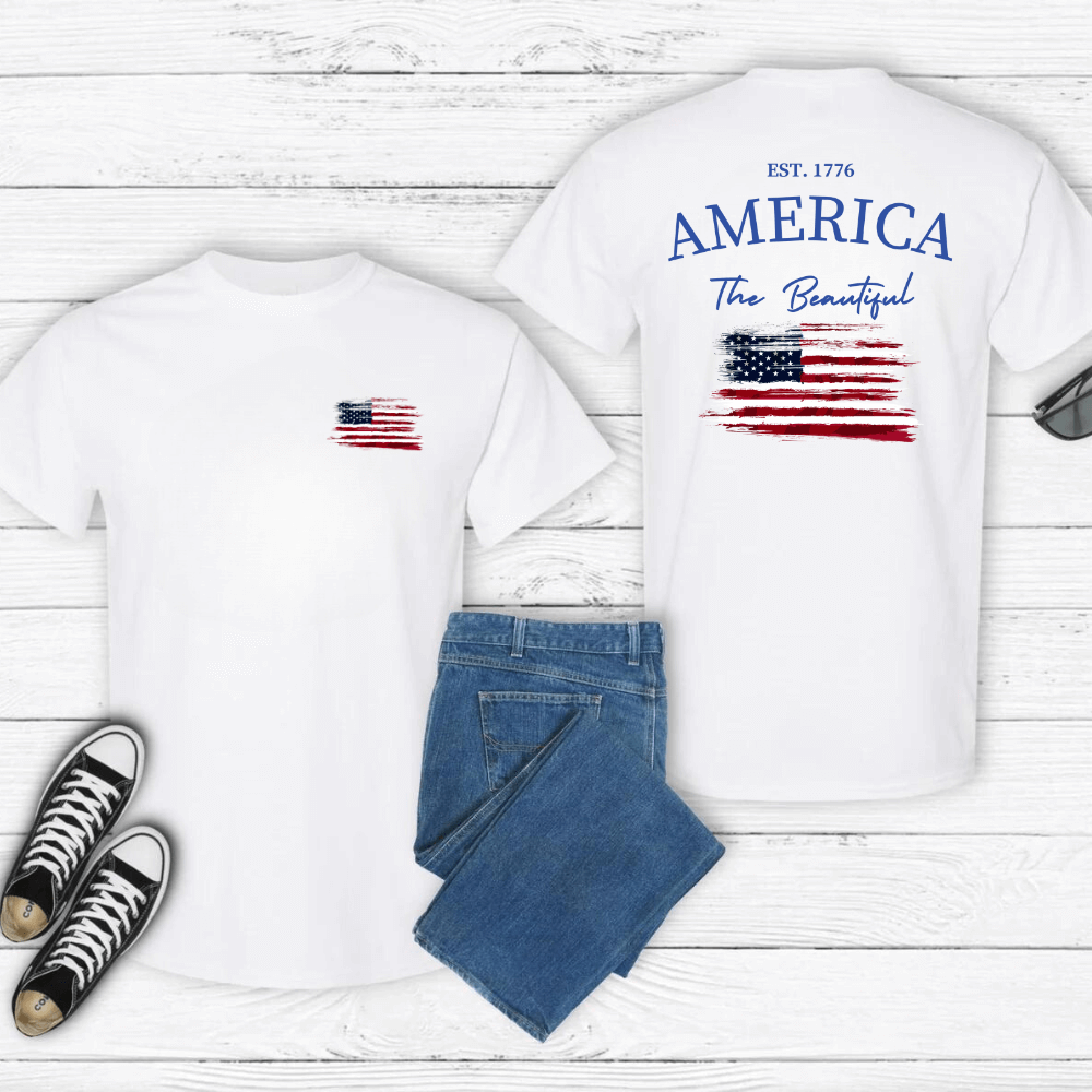 America The Beautiful T-Shirt | 4th of July